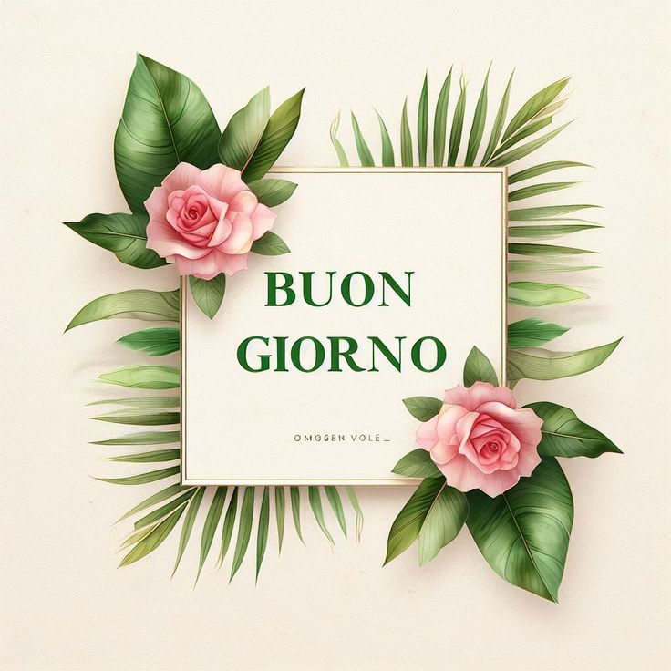 buongiorno buon giovedi amici