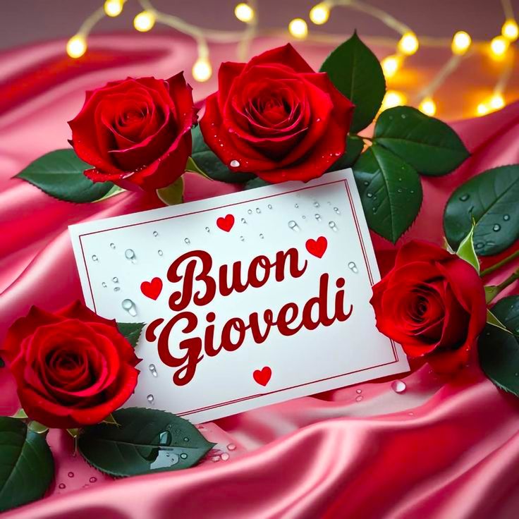 buongiorno buon giovedi freddo