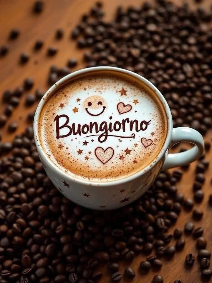 buongiorno buon lunedi con caffe