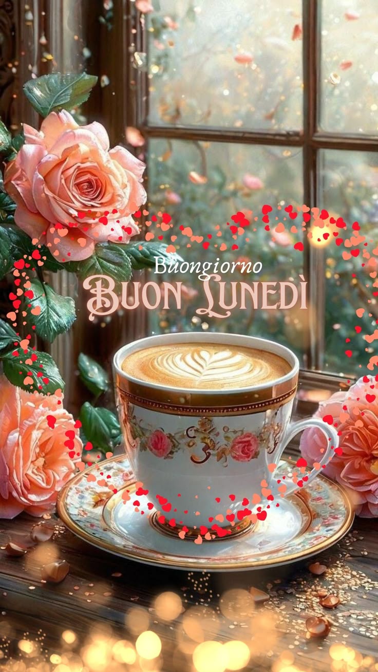 buongiorno buon lunedi neve