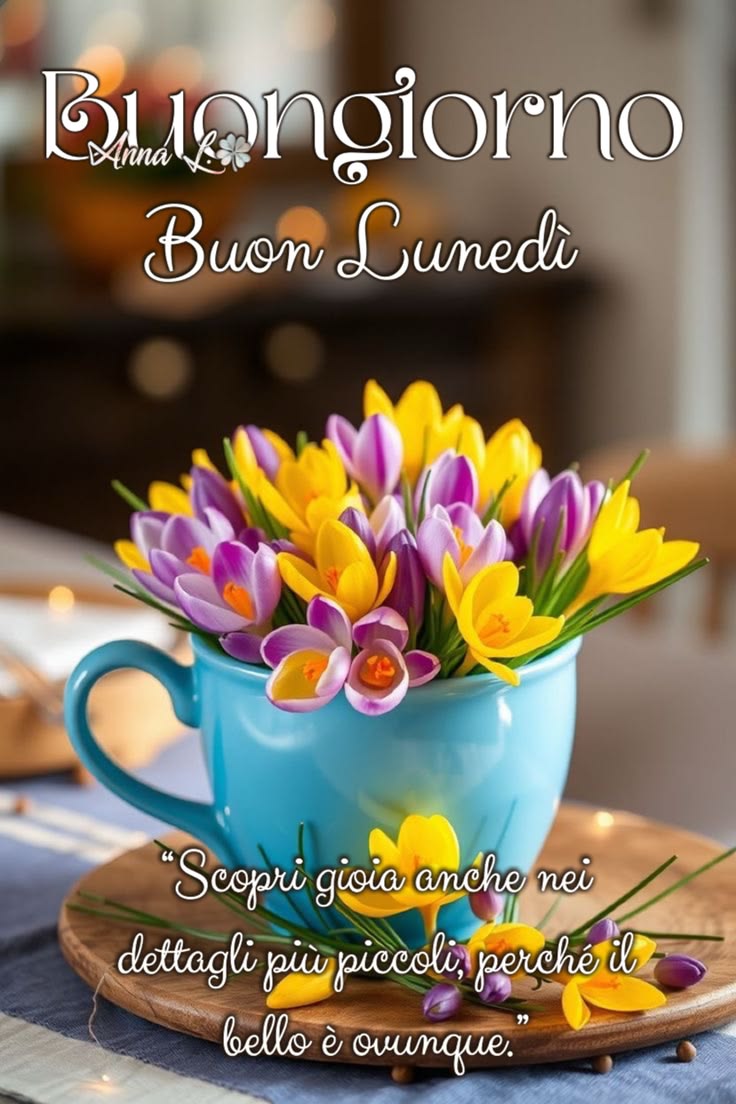 buongiorno buon lunedi soleggiato