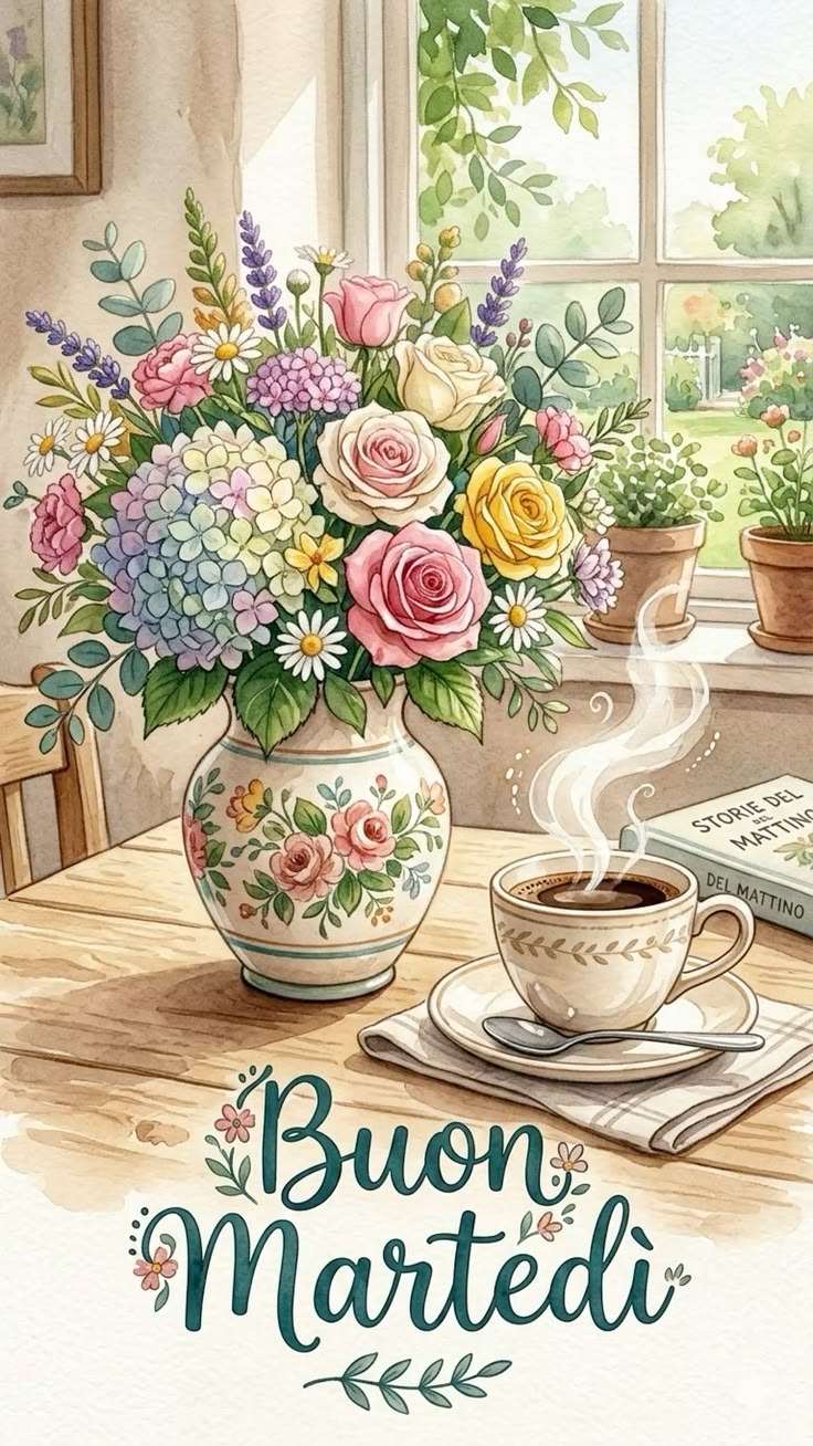 buongiorno buon martedi freddo