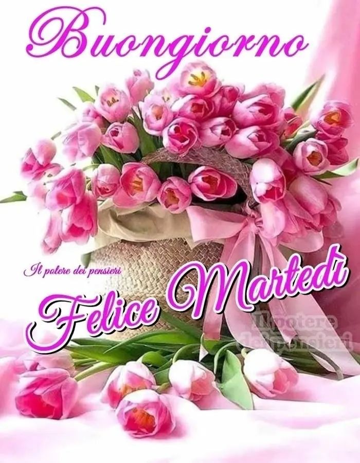 buongiorno buon martedi nuvoloso
