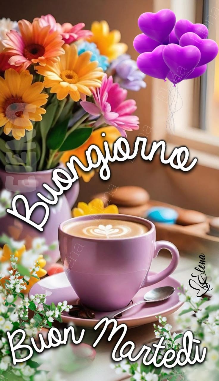 buongiorno buon martedi vintage