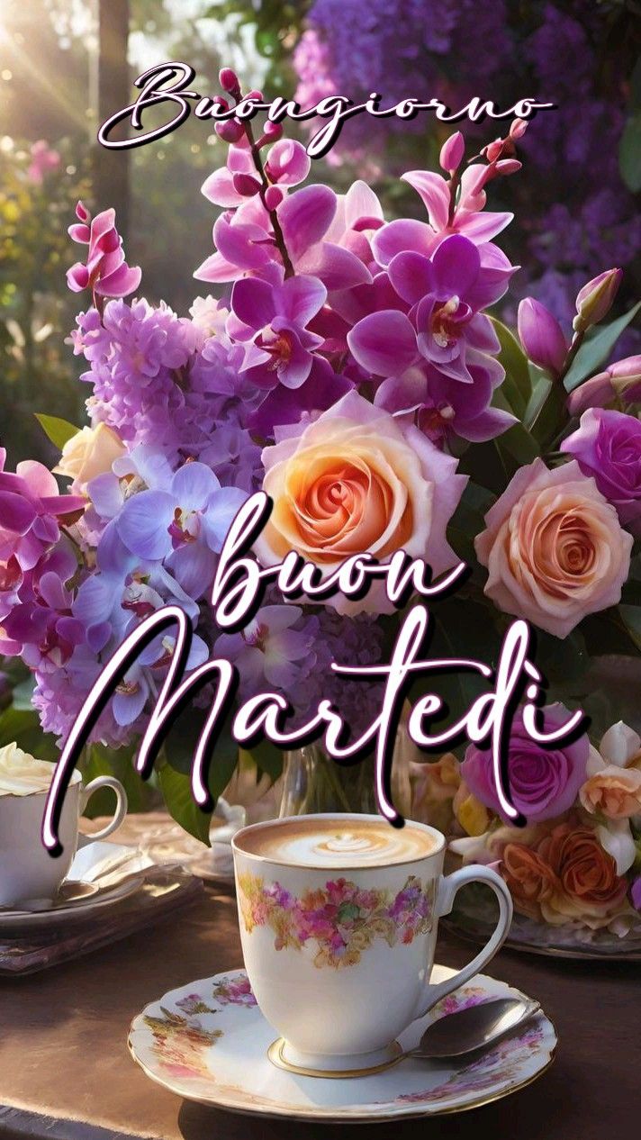 buongiorno buon martedi vintage