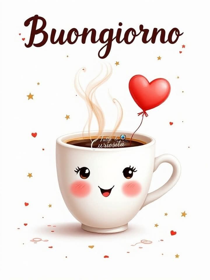 buongiorno buon venerdi con caffe