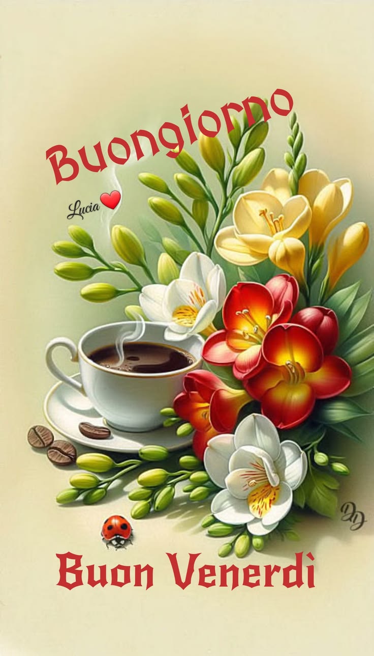 buongiorno buon venerdi con pioggia