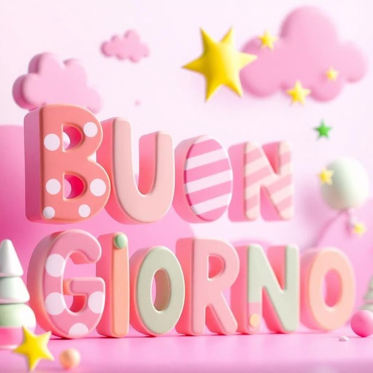 buongiorno buon venerdi e buon fine settimana