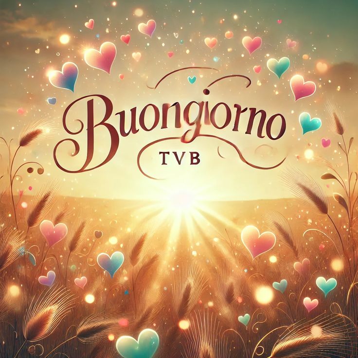 buongiorno buon venerdi e buon weekend
