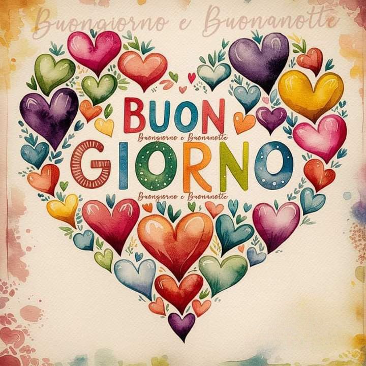 buongiorno buon venerdi freddissimo