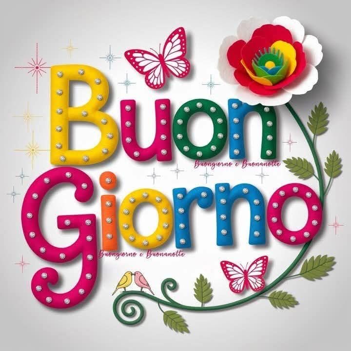 buongiorno e buon giovedi