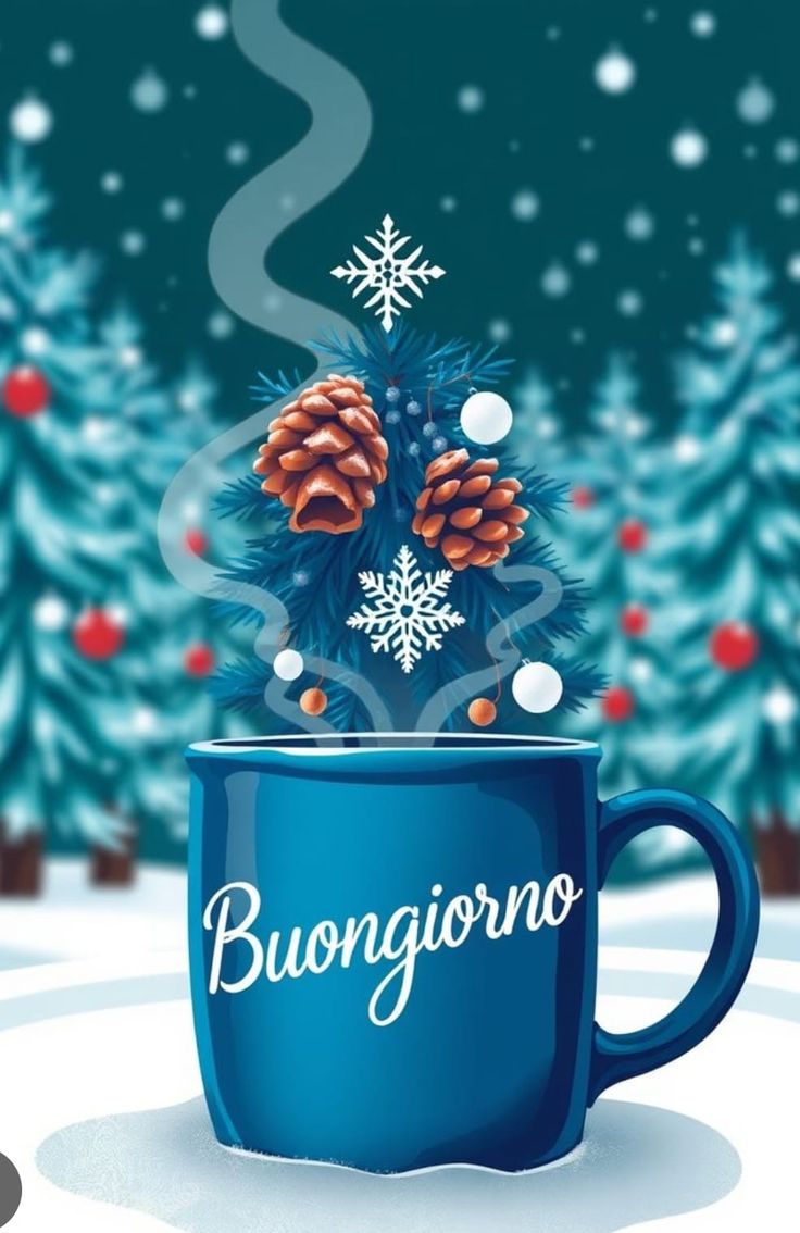 buongiorno invernale con gatti