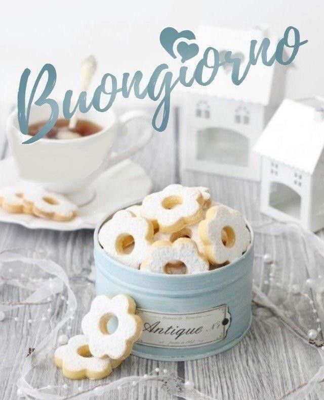 buongiorno invernale con un bacio