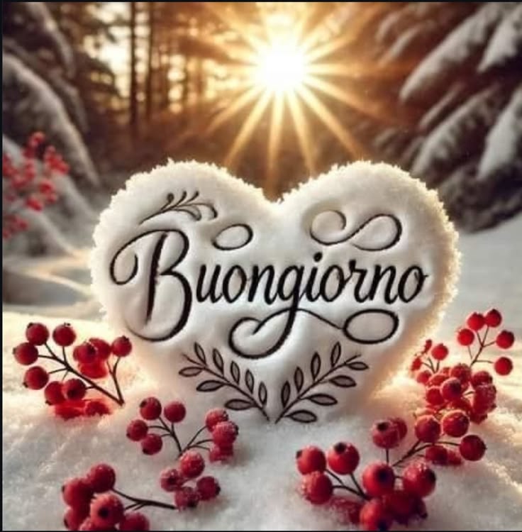 buongiorno invernale elegante