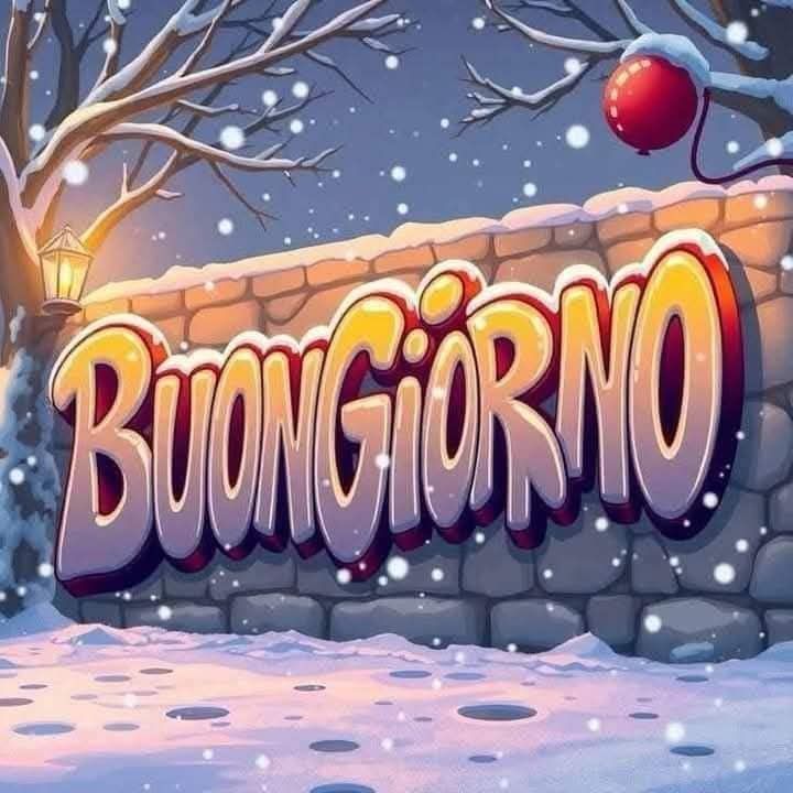 buongiorno invernale molto freddo