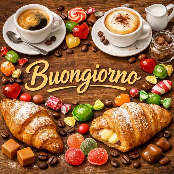 cartolina di buongiorno buona domenica