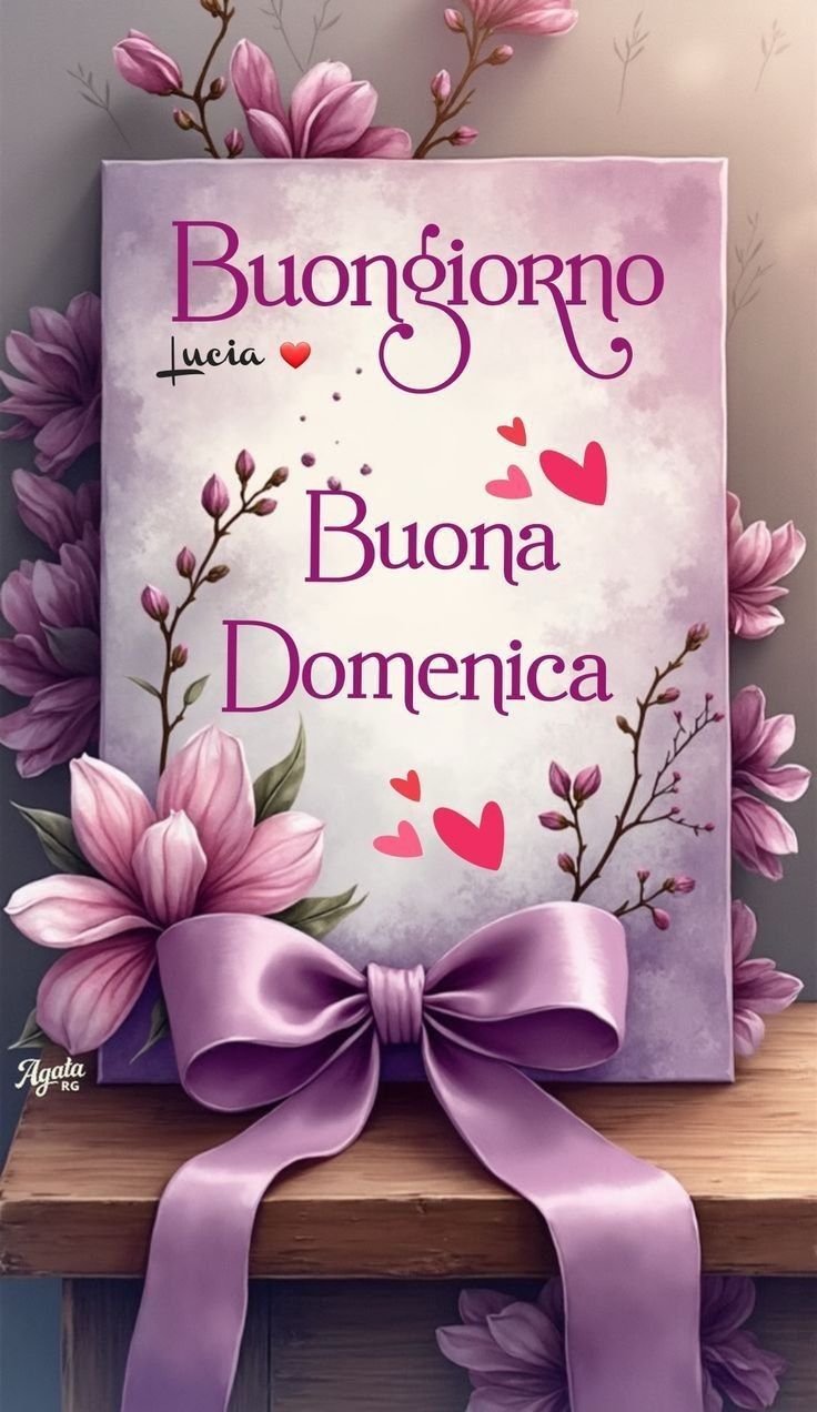 whatsapp buongiorno buona domenica